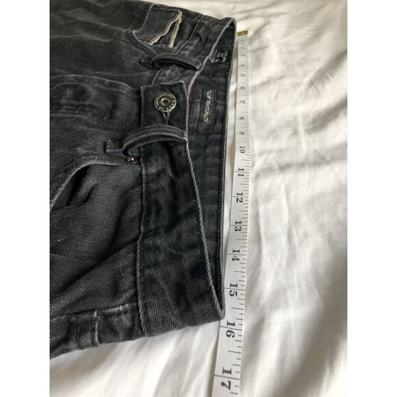 Cult Of Individuality Men's Rebel Straight Jeans Size 32 Black Denim 100% Cotton - Picture 9 of 11